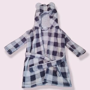 Baby boy hooded robe